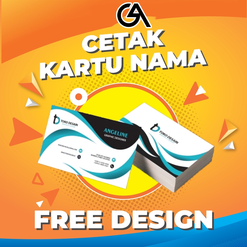 

Cetak Kartu Nama / Business Card / Kartu Nama 100 PCS
