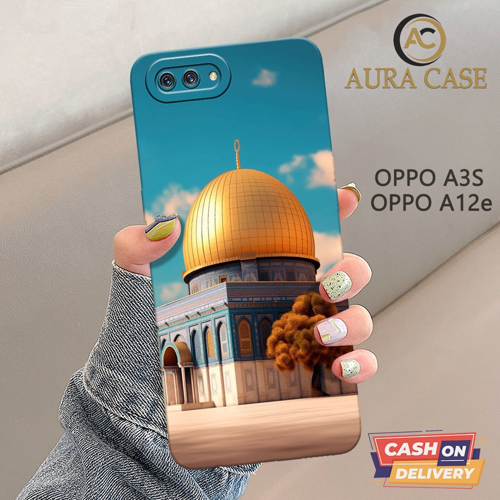 AURA CASE - Softcase OPPO A3S / OPPO A12E - MUSLIM Case - Case OPPO A3S / OPPO A12E - Casing Hp OPPO