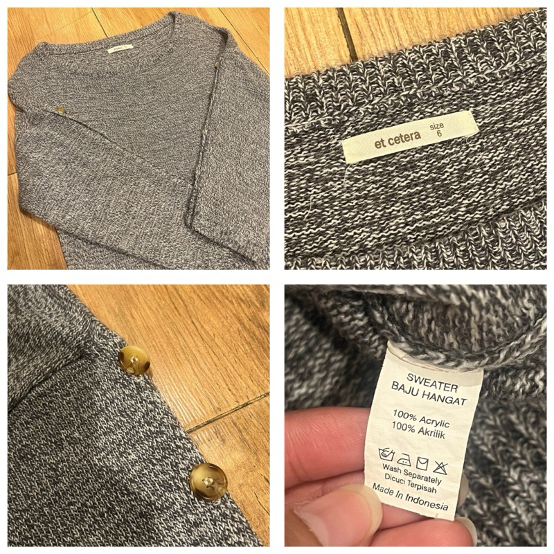 <preloved> knit sweater et cetera | Bomber Jakcket Loony | Uniqlo Original