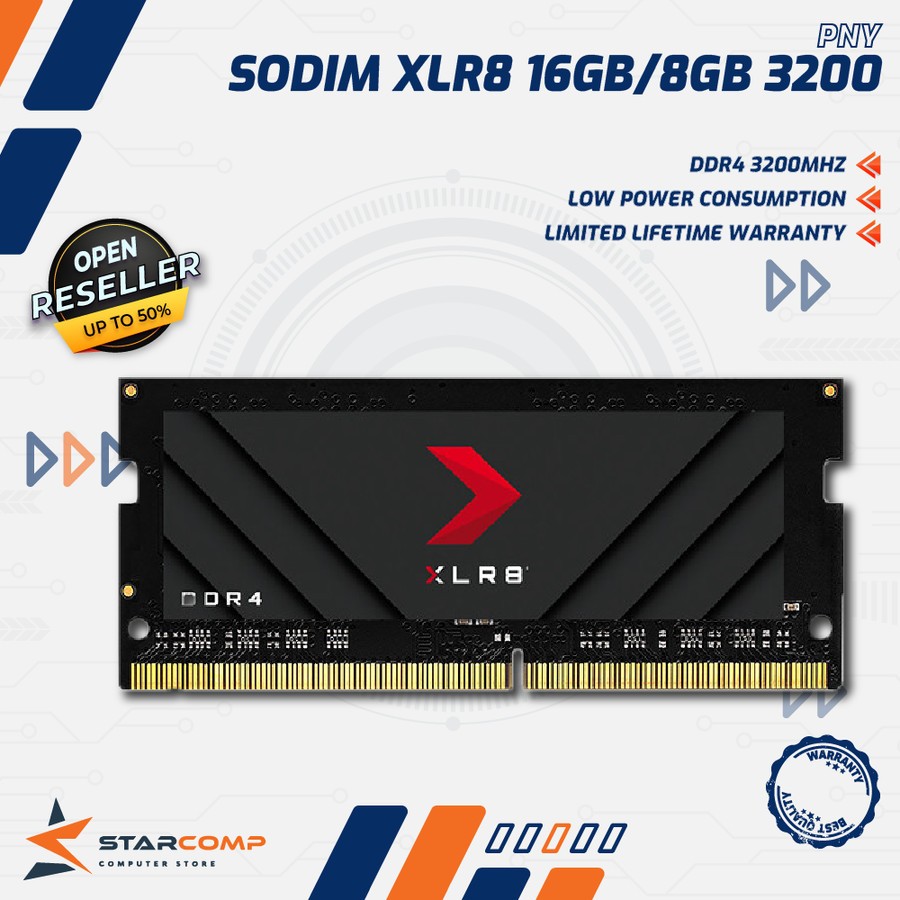 PNY XLR8 Gaming Sodimm DDR4 8GB / 16GB PC 3200 Mhz Memory Ram Laptop