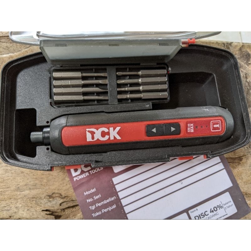 OBENG BATERAI - SCREWDRIVER DCK KDPL04-5 - SECOND RASA BARU