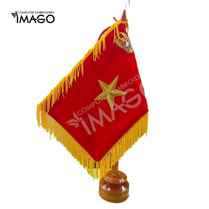 Bendera Meja Bintang 1 TNI AD • Bendera Miniatur TNI AD