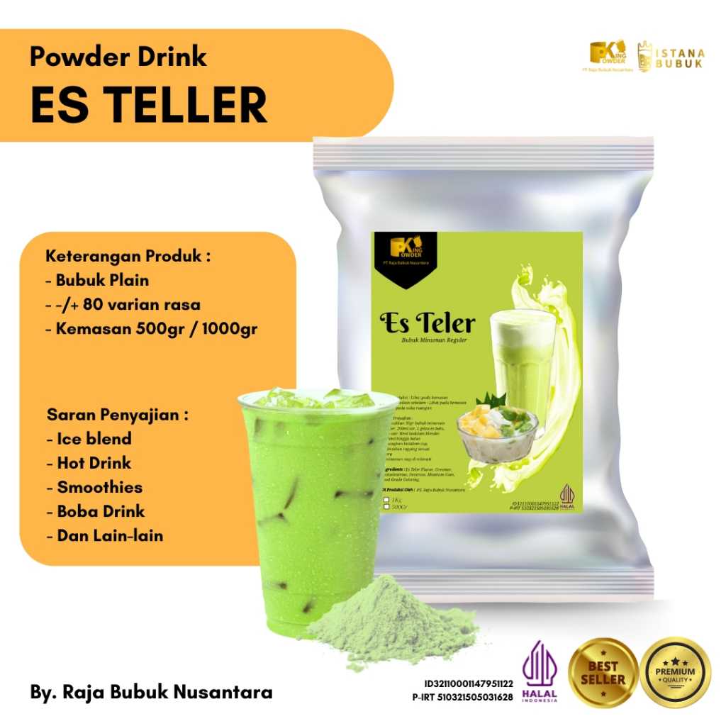 

Bubuk Minuman Es Teller Bubuk minuman rasa Es Teler Serbuk Minuman rasa Es Teler