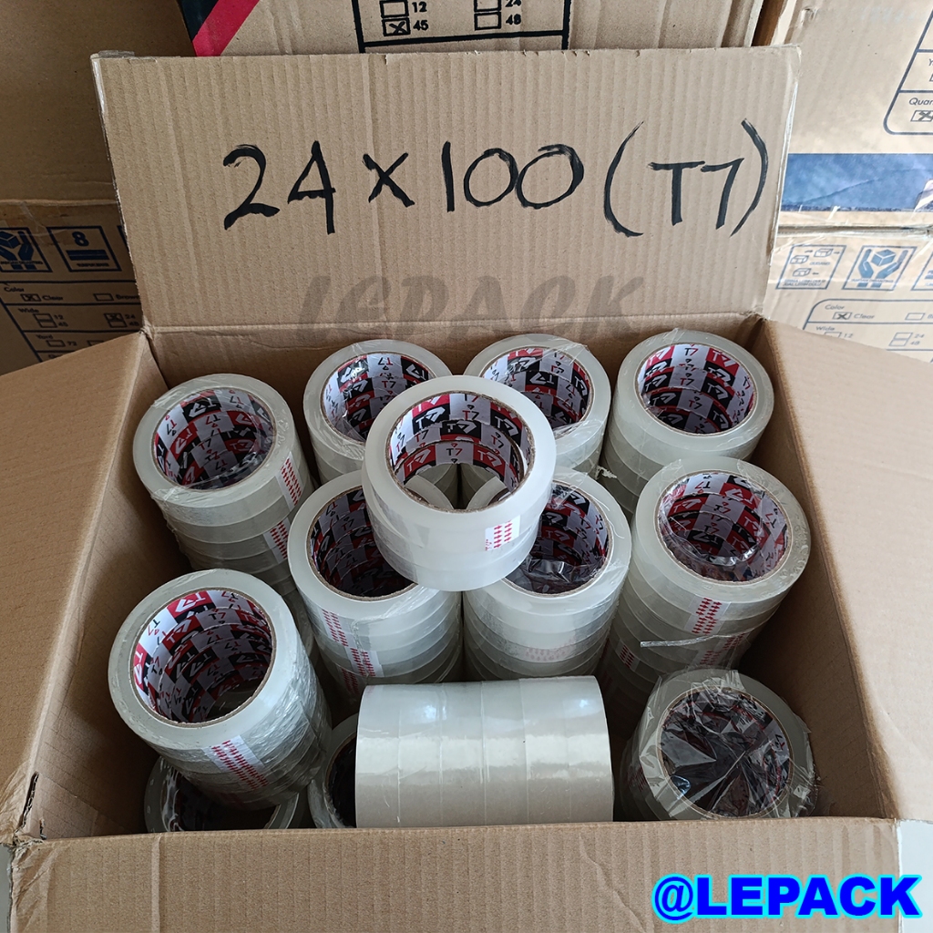 

DUS Selotip Bening 24mm x 100 yard 43 MICRON KUAT TEBAL