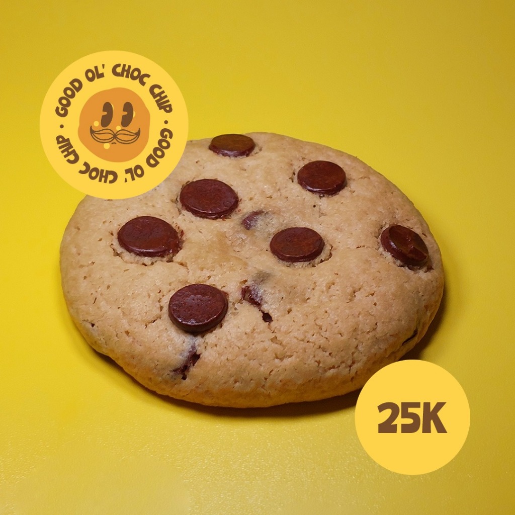 

Good Ol' Choc Chip Soft Cookies - Chocolate Chip Cookies | Soft Cookies | Cookies Chewy | Coklat | Vanilla