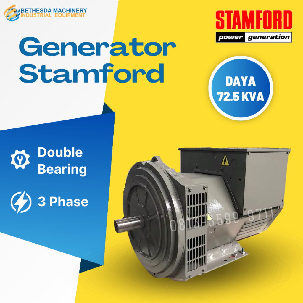 Generator Original Stamford 72.5 Kva Alternator genset 72.5Kva Stamford