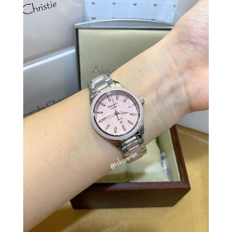 Alexander Christie AC 2B42 BF Original Bergaransi Jam Tangan Wanita Mewah