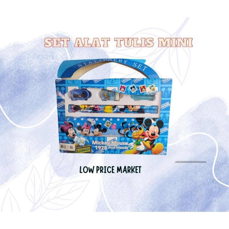 

SET ALAT TULIS SEKOLAH KARAKTER LUCU / MINI STATIONERY Set Alat Tulis Anak Sekolah Mickey Mouse