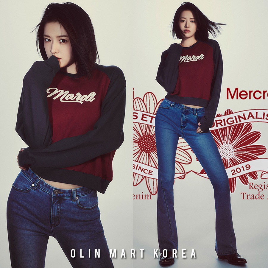 MARDI_SWEATSHIRT RAGLAN MARDI VINTAGE LOGO_BURGUNDY