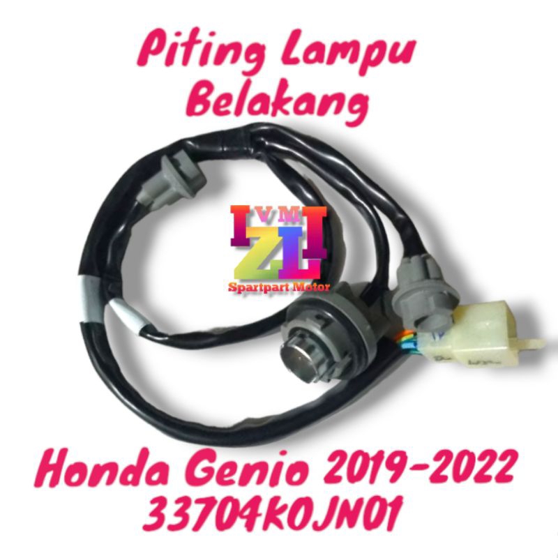 KABEL PITING LAMPU BELAKANG STOP MOTOR HONDA GENIO KOJ 1 SET