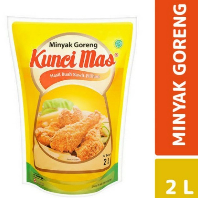 

Kunci Mas Vegetable Oil Minyak Goreng Pouch - 2 Liter