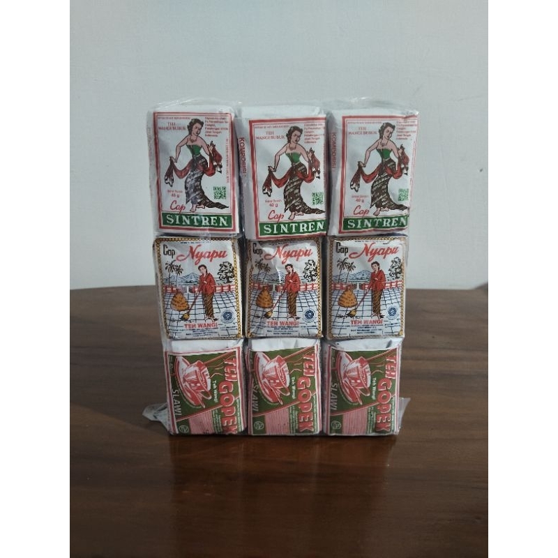 

9 Pcs Teh Racik Khas Solo Wasghitel Gopek, Nyapu, Sintren