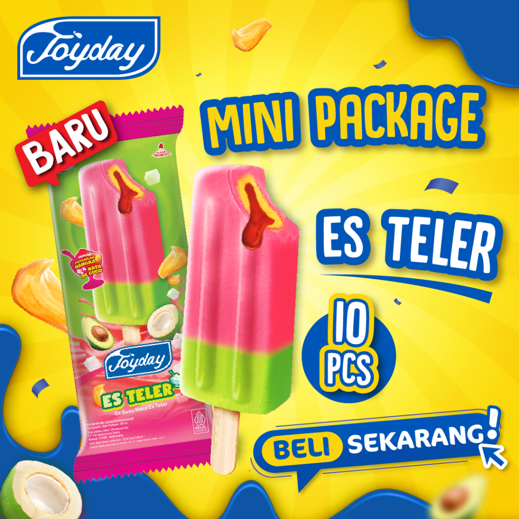 

Joyday Ice Cream Mini Package Es Teler - 10pcs Es Krim Stick