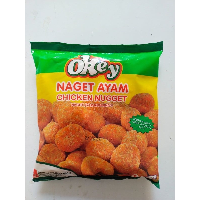 

Okey Naget Ayam Coin 500Gr/Naget Coin frozen