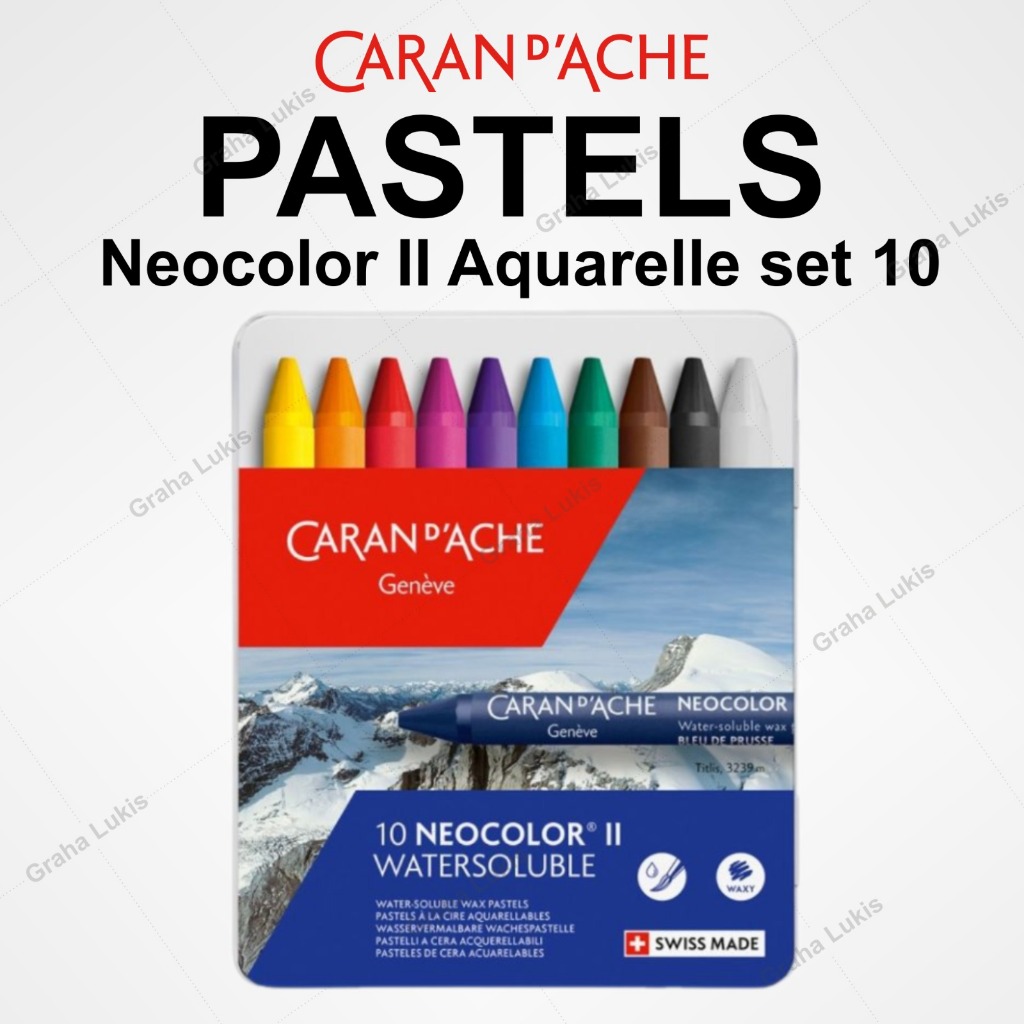 

Carandache Caran D'ache Neocolor II Watersoluble set 10 - Crayon