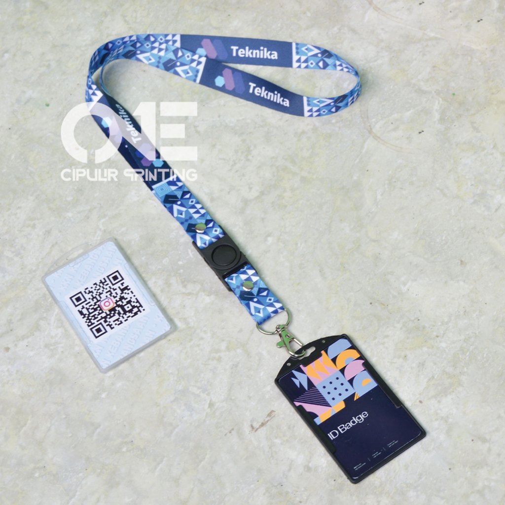 

ID card / Lanyard / Custom / 2 Sisi / Tanpa PO - ID CARD+LANYARD