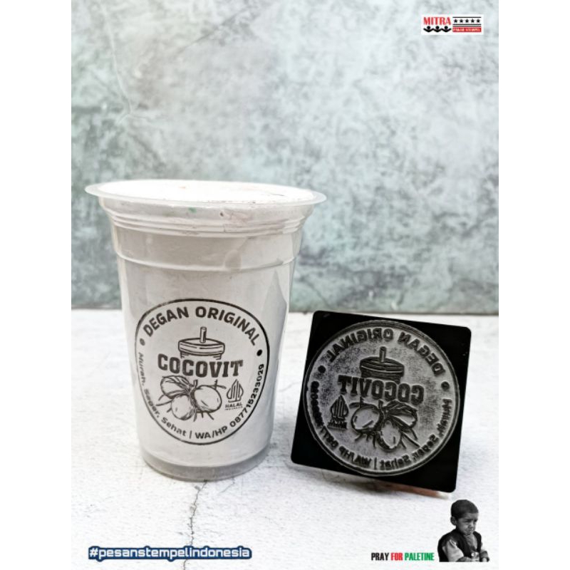 

Stempel cup gelas anti luntur