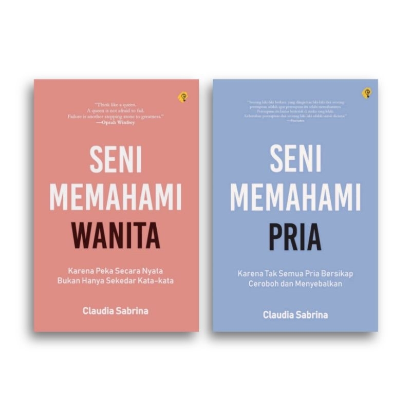 Buku Seni Memahami Wanita Seni Memahami Pria Claudia Sabrina