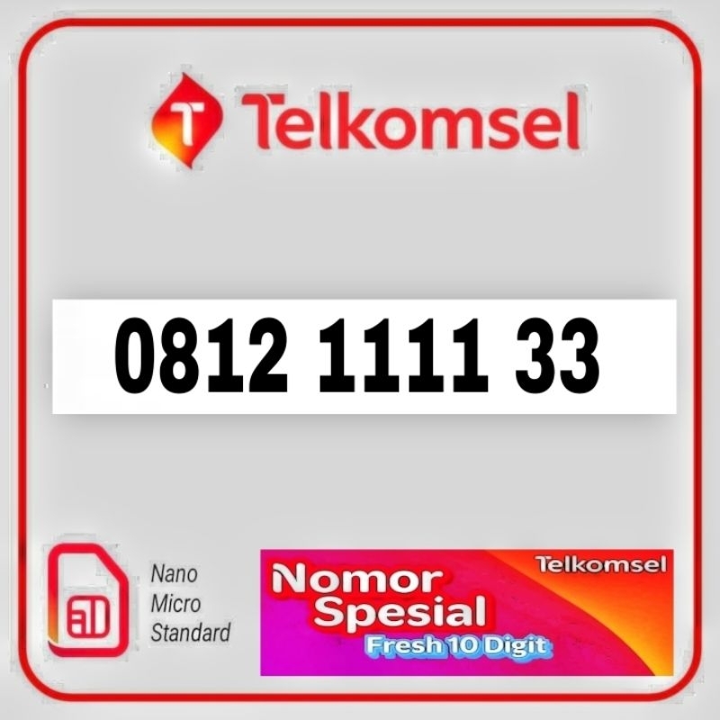 Nomor cantik simpati 10 digit nomer kartu perdana Telkomsel simpati 10digit 10 digit prabayar limite