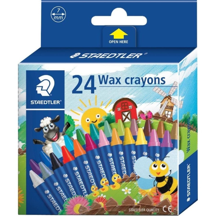 

TBMO WAX CRAYON LUNA STAEDTLER 24 COLOR 2200 NC24