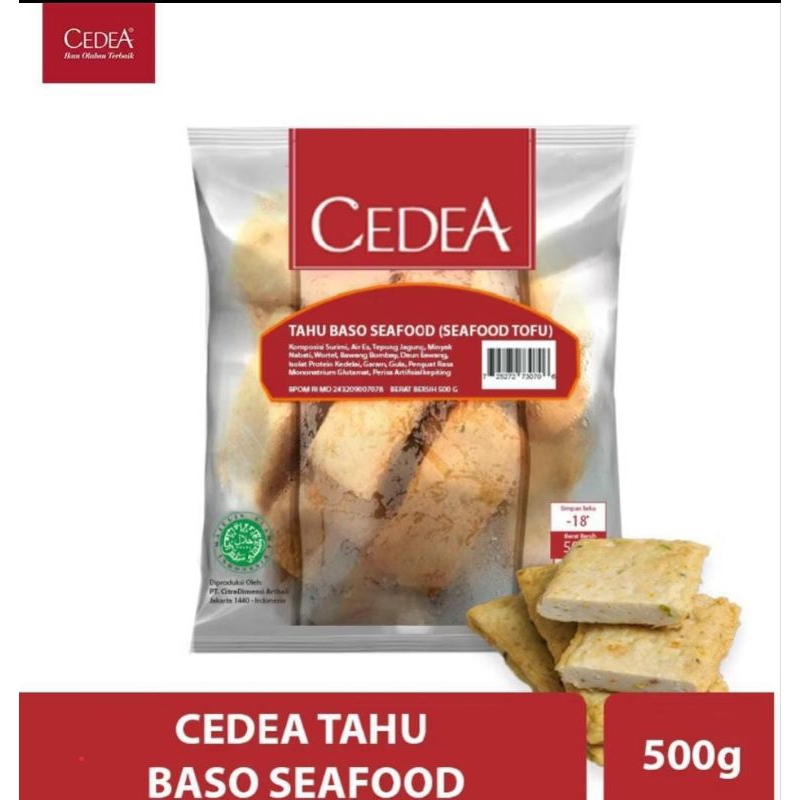 

CEDEA TAHU BASO SEAFOOD 500GR