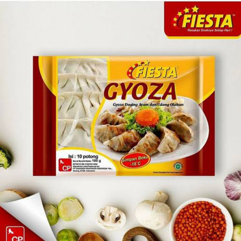 

Jual Fiesta Gyoza Daging Ayam Dan Udang Olahan 180gr