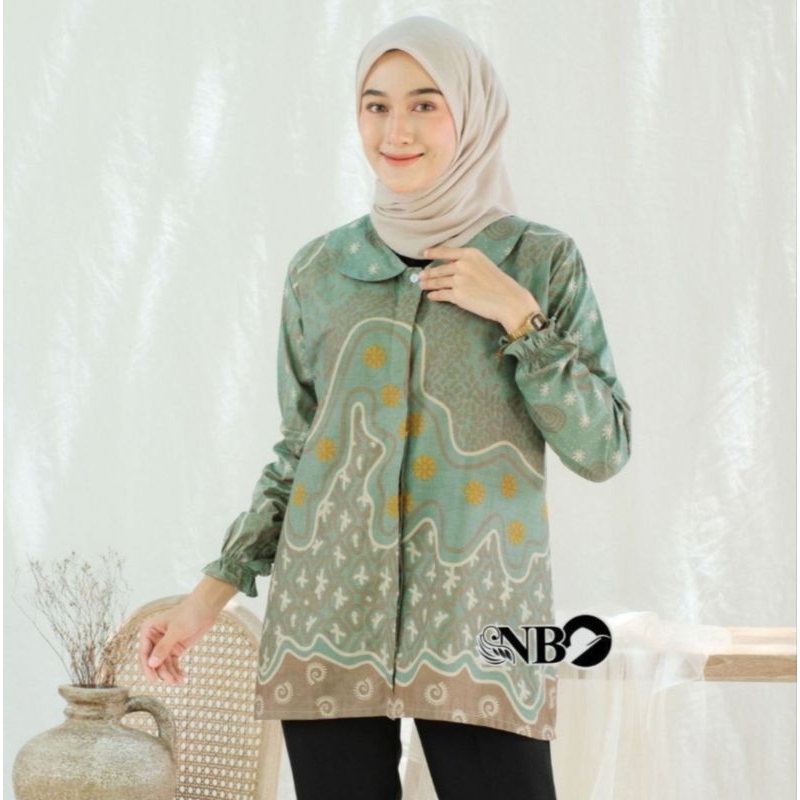 Batik wanita | Atasan batik wanita | Atasan batik kerja size M L XL XXL