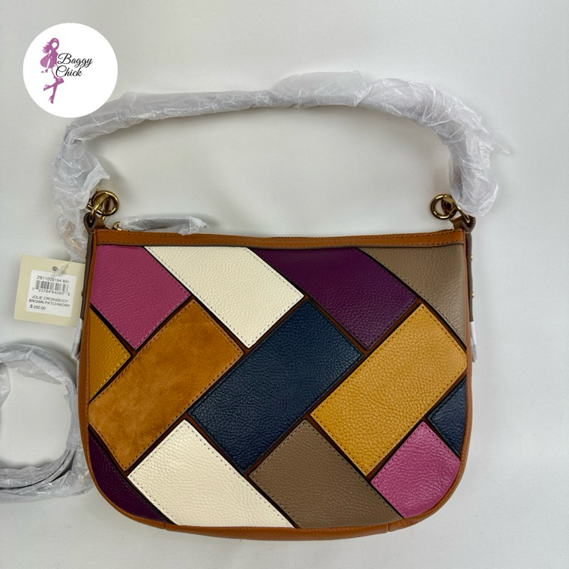 Jolie Crossbody Brown Patchwork