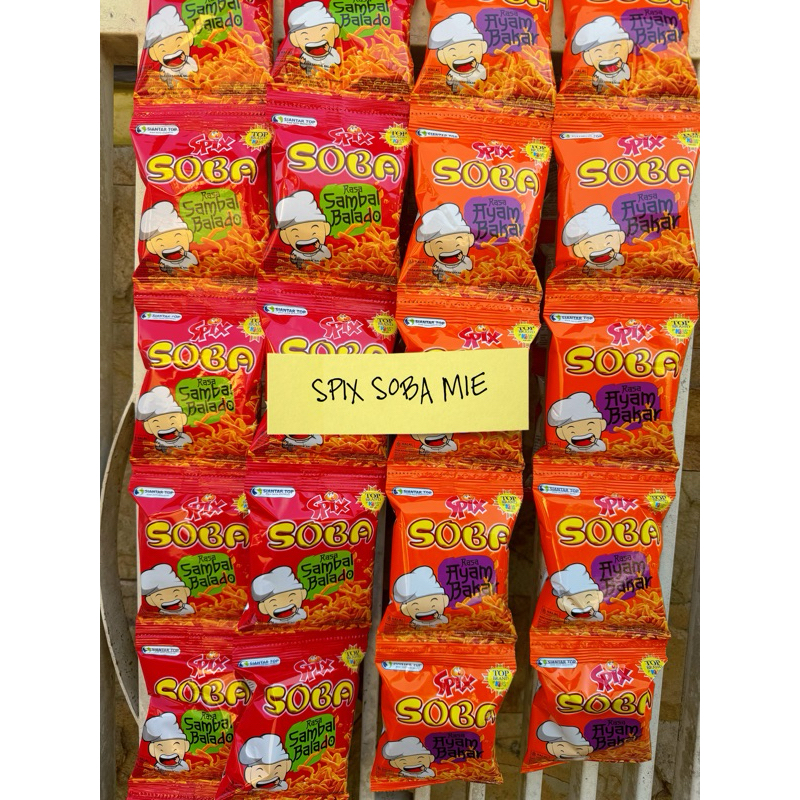 

SPIX SOBA MIE 1 renteng isi 10pcs ( eceran 1000)