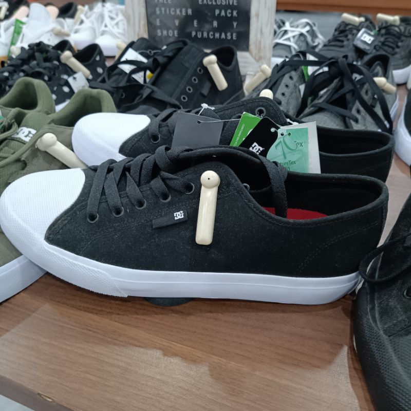 Sepatu Dc original Manual rt black white