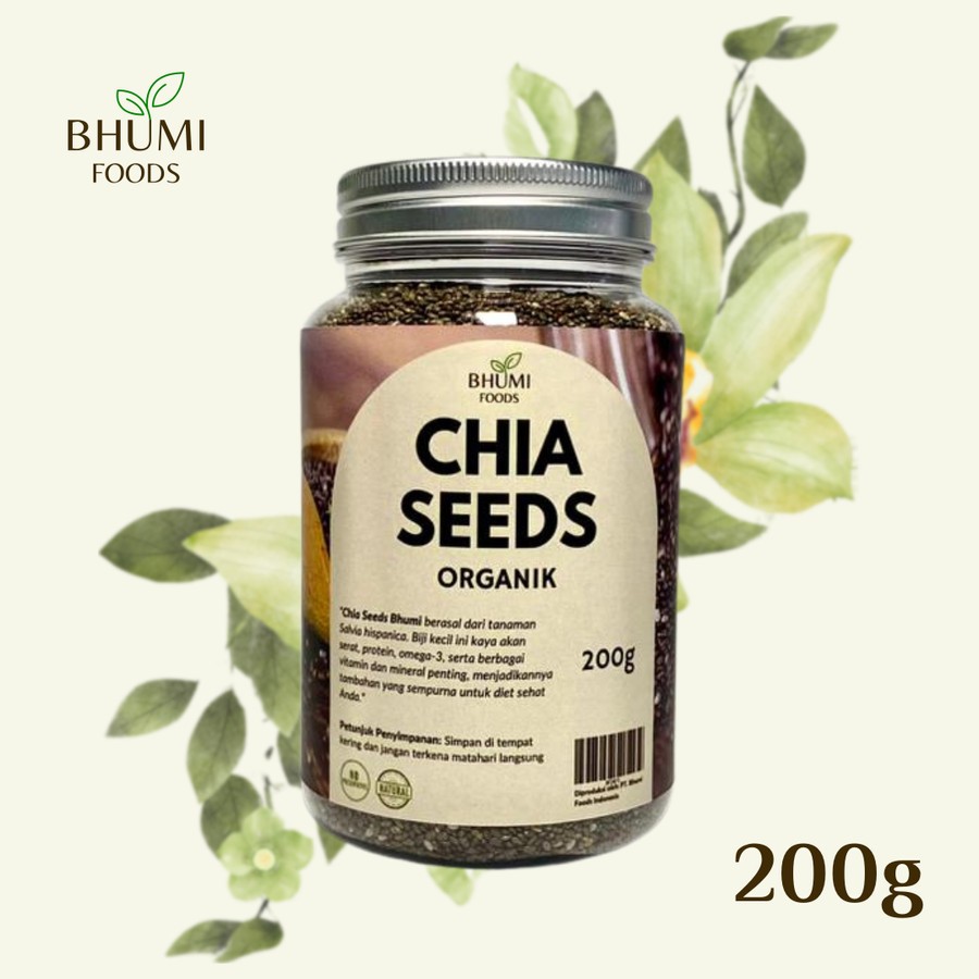 

Bhumi Foods Chia Seeds Organik 200g - Biji Chia Organic