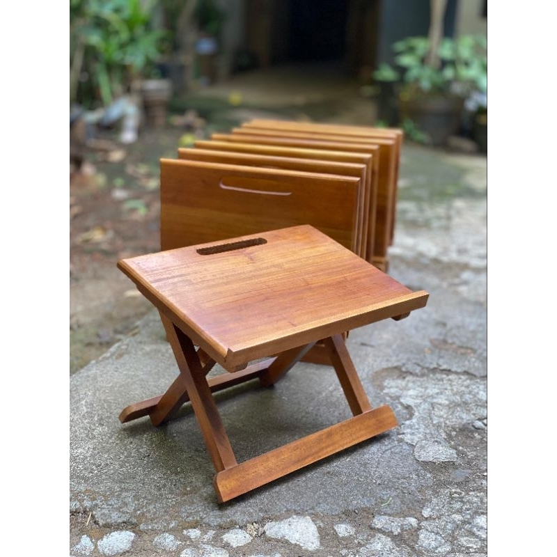 Rekal ngaji Meja belajar kayu lekar Al-Quran