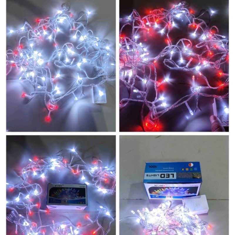 Lampu Tumblr merah putih / Lampu hias LED merah putih