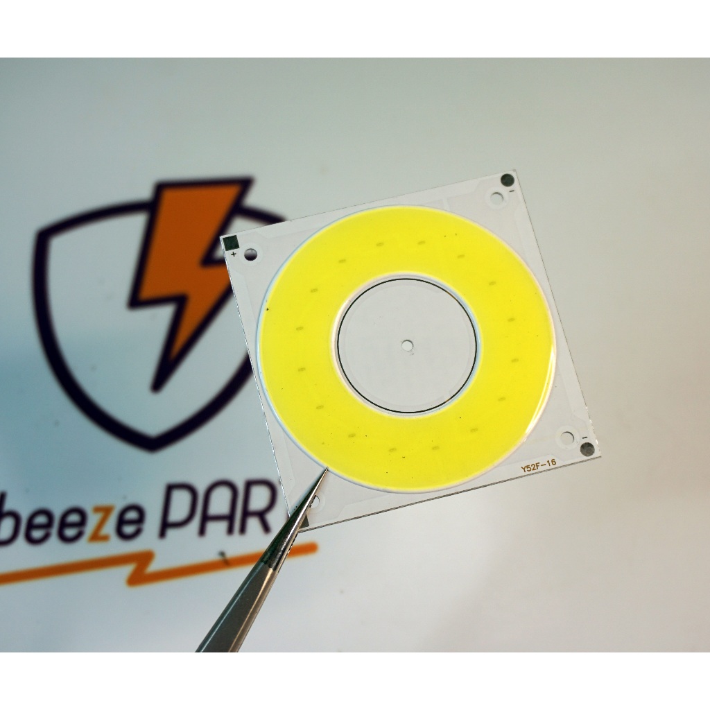 PCB COB LED RING 3.2V - 3.65V BULAT DIY LED NYALA PUTIH TERANG