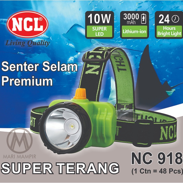 Top Grade  Senter Kepala Selam NC918 1W