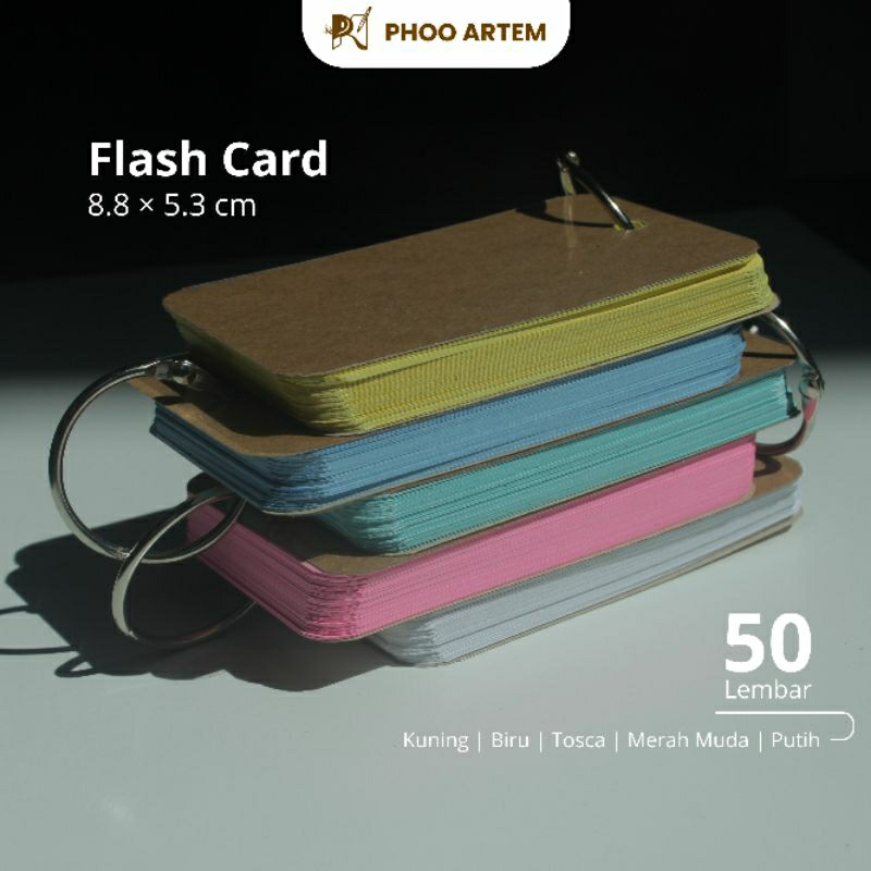 

HD Flash Card 8.8x5.3 cm (Ring Card/Ring Memo) by Phoo Artem