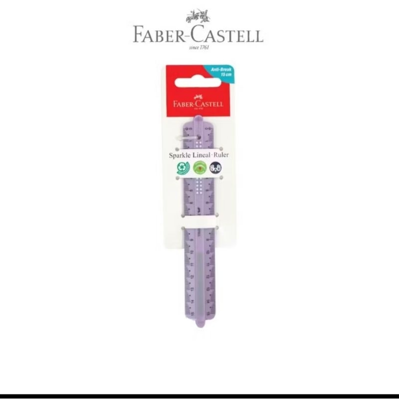 

Penggaris faber-castell sparkle ruler panjang 30cm