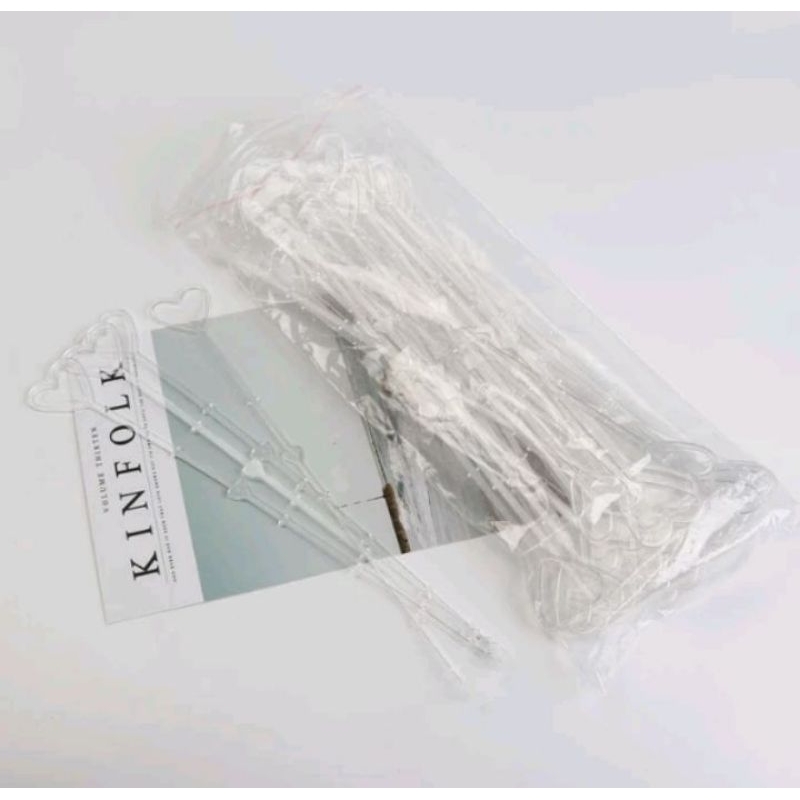 1 pcs Stik Kartu Ucapan transparant Love / stik kartu ucapan