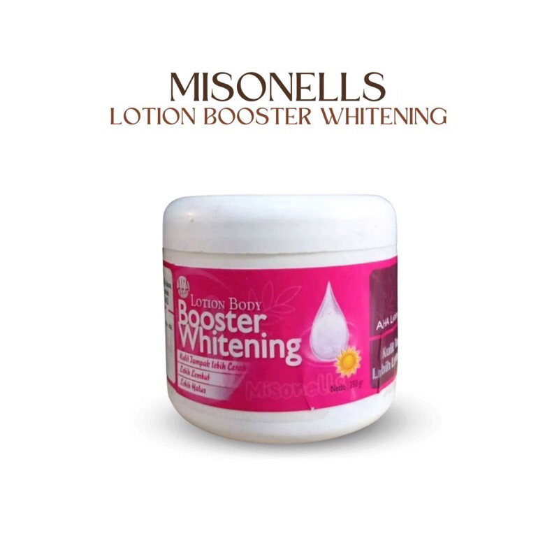 Lotion Whitening Booster Misonells / lotion misonells aha booster BPOM