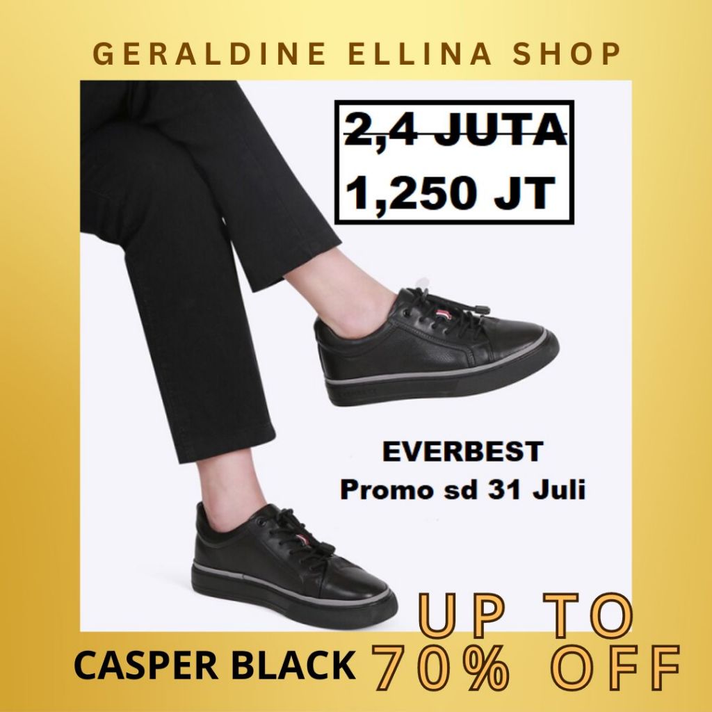 Sepatu sneakers EVERBEST pria original sale seri CASPER