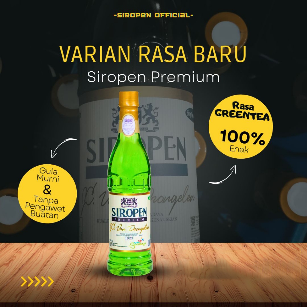 

Sirup Greentea Siropen Premium 700ml