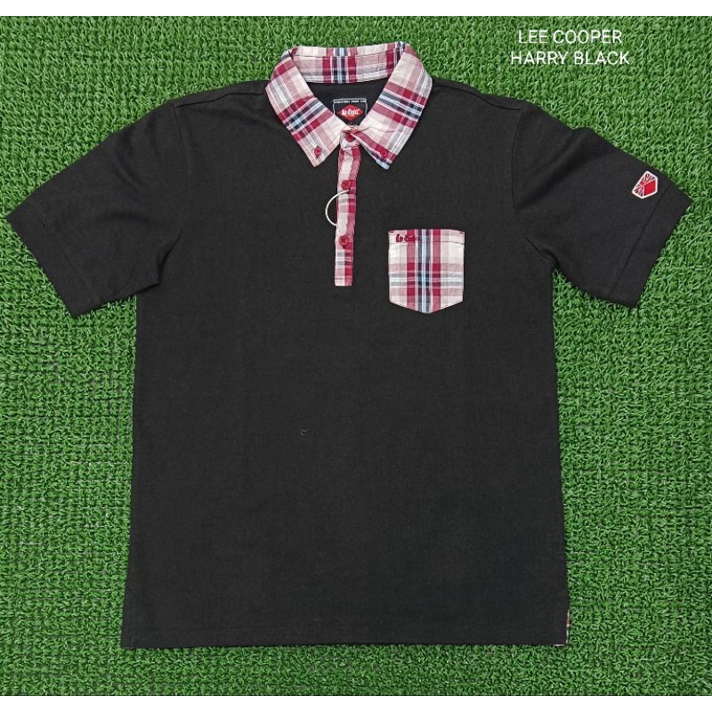 kaos kerah pria, kaos kerah cowok, wangky cowok bahan katun brand LEE COOPER original