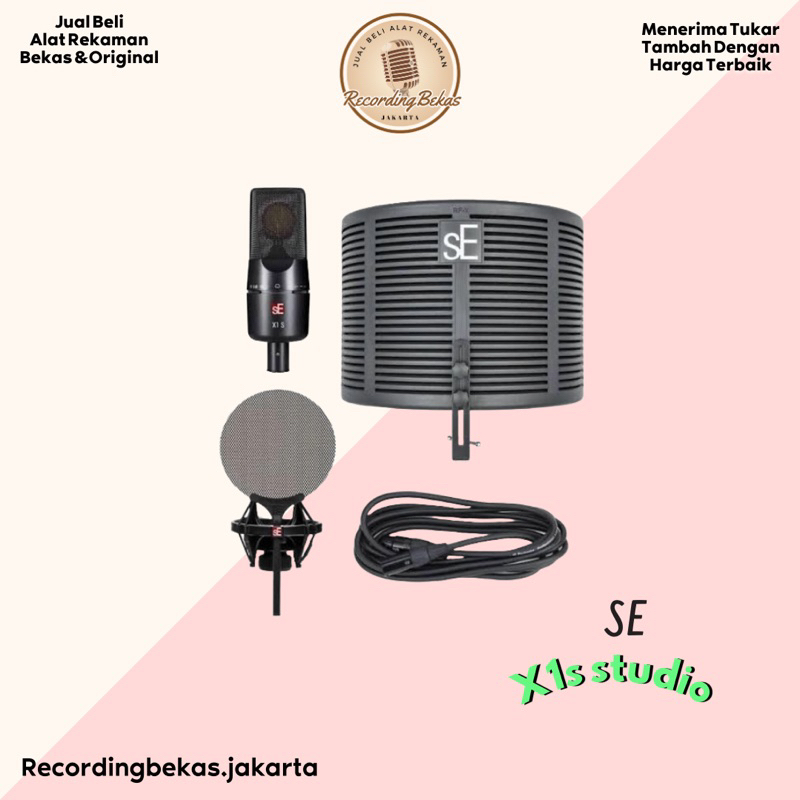 Mic codenser se x1s studio bundlle