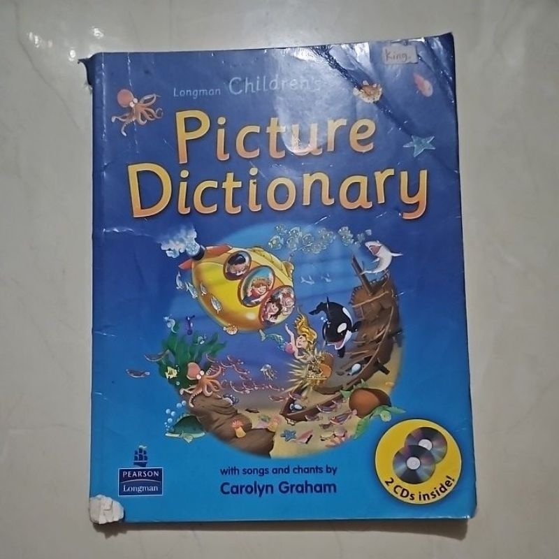 

longman children's picture dictionary with cd , bekas