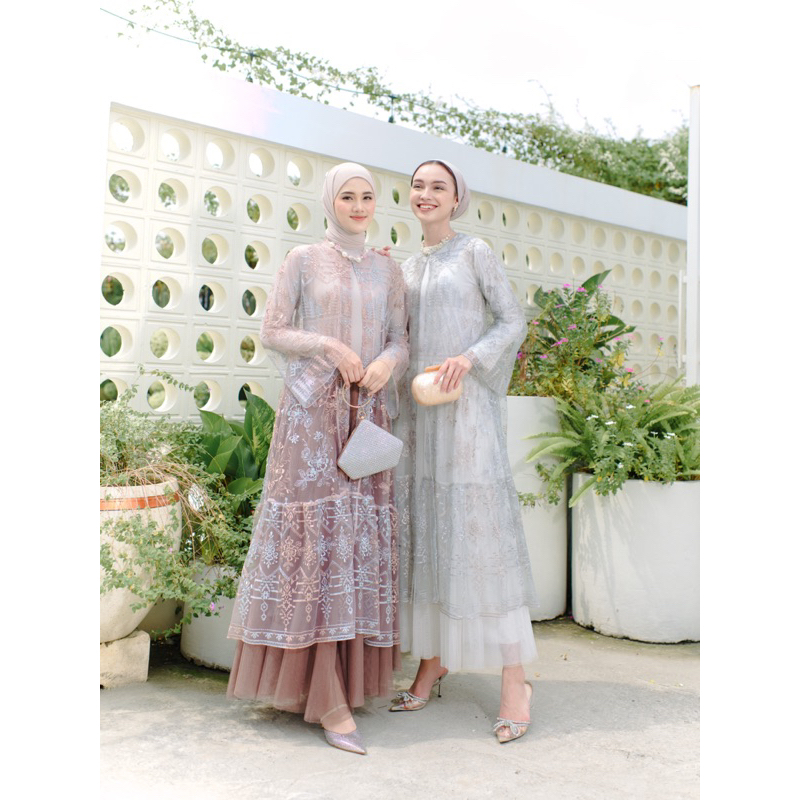 Womenwear - Cecilia Outer/Outer Brukat Wanita/Dress Brukat Kondangan/Outer Lebaran/Outer Cantik