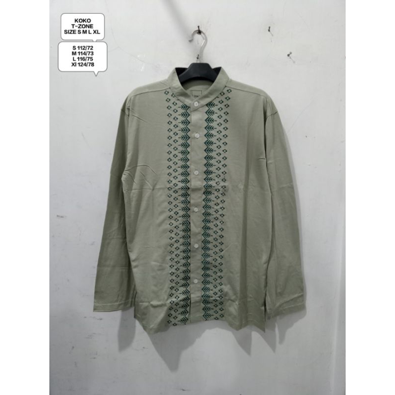 KOKO T-ZONE panjang bahan kaos