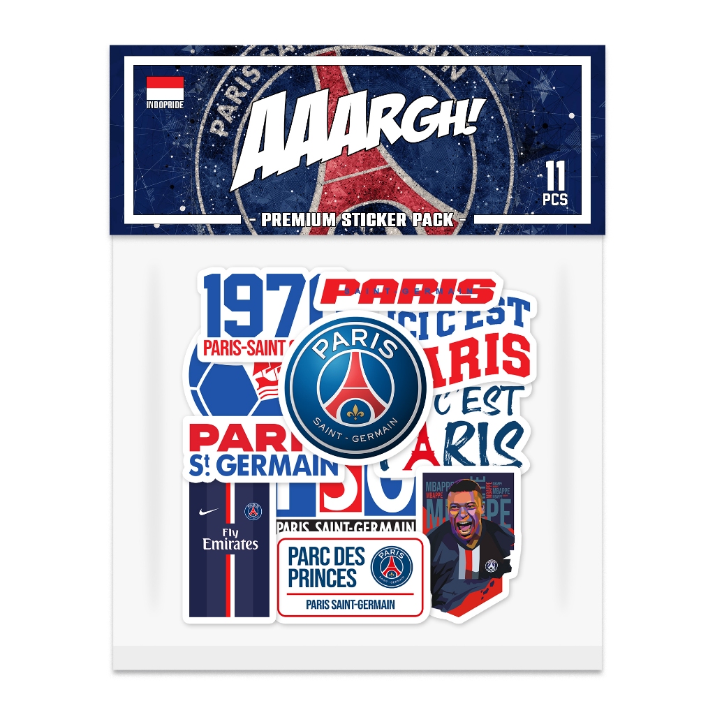 

Stiker PSG Paris Saint Germain Sticker Pack vol. 1 (Paris st. Germain)