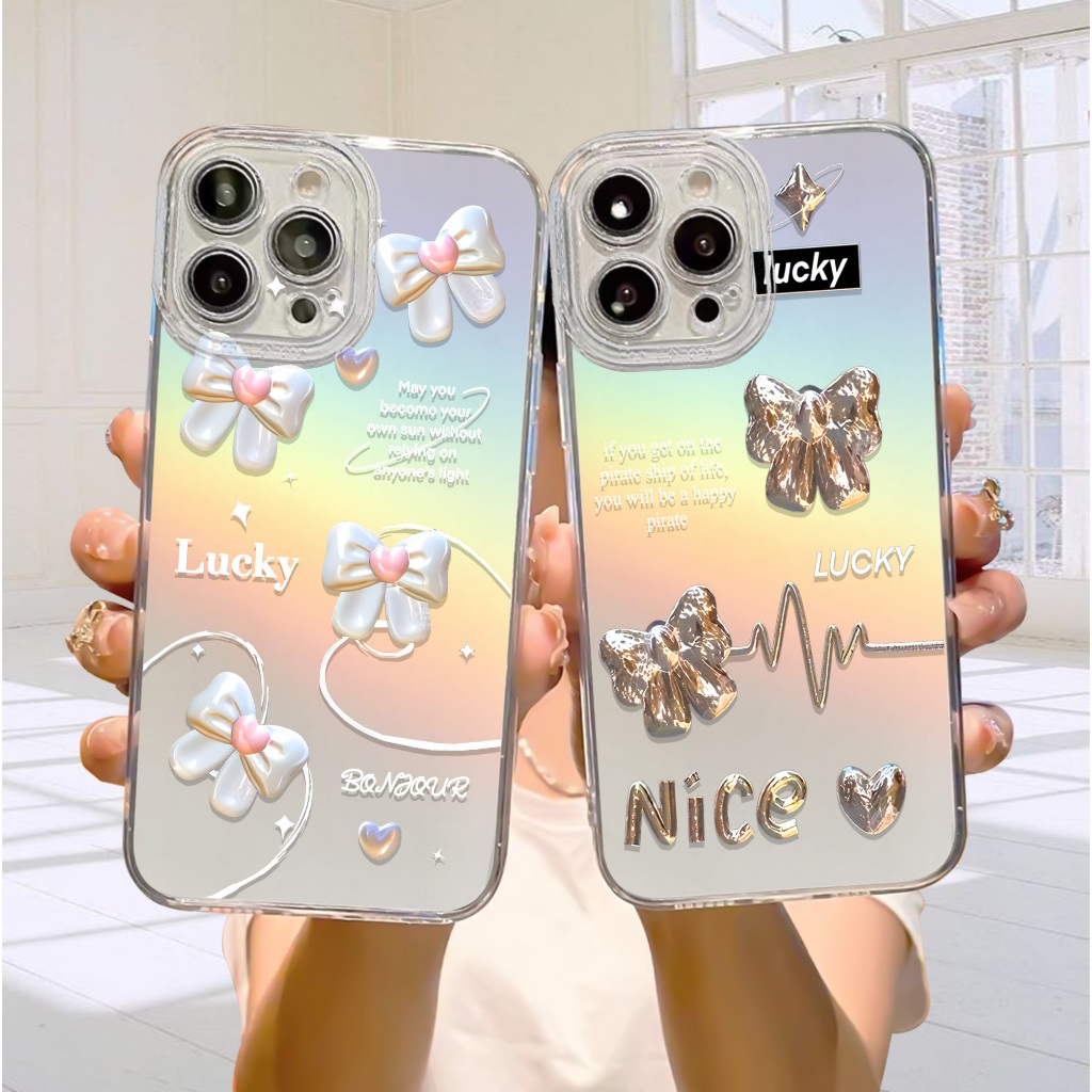 Case Hologram OPPO A5S A11K A12 A7 A15 A15S A57 A77S A58 4G Motif ( 18 ) Softcase Hologram Bening Te