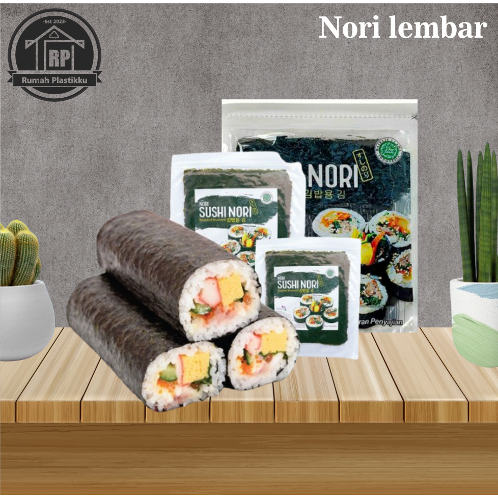 

Nori Rumput Laut Lembaran Panggang / Nori Sushi isi 10 Lembar