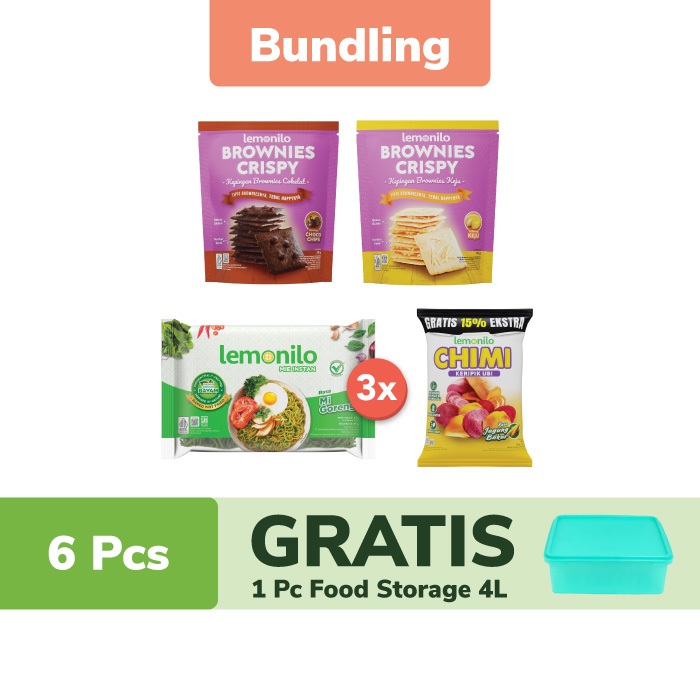 

Lemonilo Paket Praktis Bekal Anak Sekolah - Mie Cemilan Sehat
